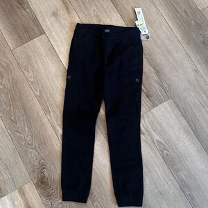 Ring of Fire Boys Cayden Twill Joggers Black Cargo Pants Medium NWT